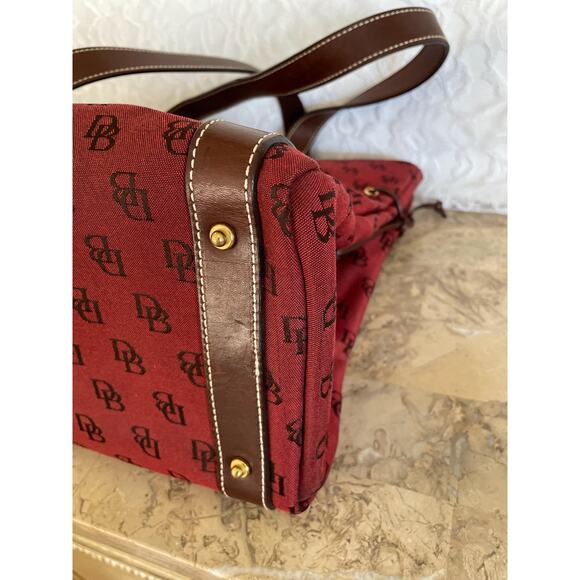 Vtg DOONEY and BOURKE signature canvas laptop bag, makeup bag bundle NWT - Picture 8 of 10